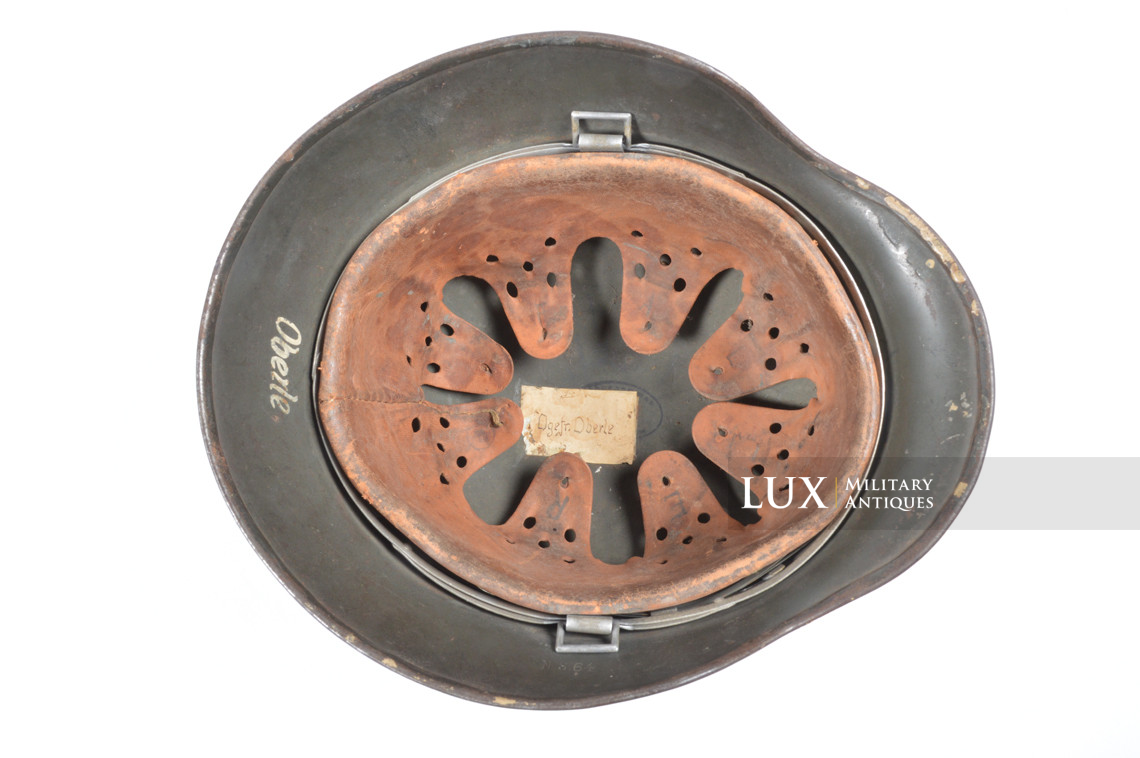 M35 Heer three tone sawdust textured camouflage combat helmet, « Normandy » - photo 39