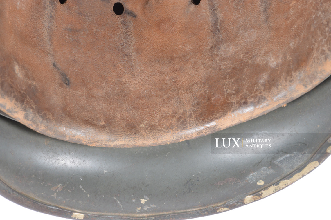 M35 Heer three tone sawdust textured camouflage combat helmet, « Normandy » - photo 43