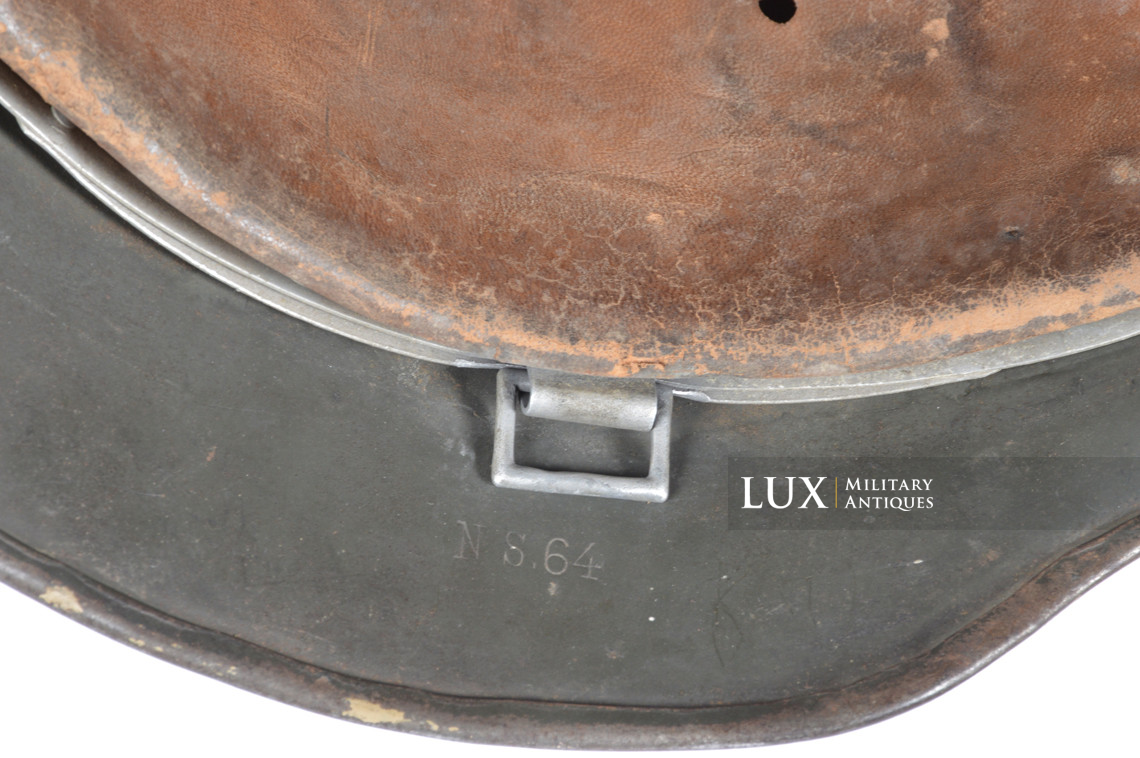 M35 Heer three tone sawdust textured camouflage combat helmet, « Normandy » - photo 46