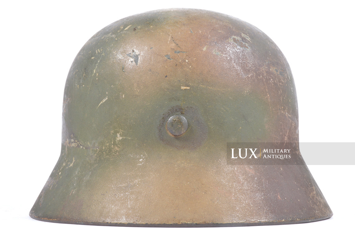 Unique casque allemand M35 camouflé trois tons, « Normandie » - photo 13