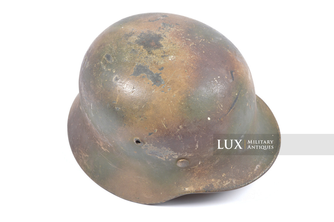 Unique casque allemand M35 camouflé trois tons, « Normandie » - photo 16