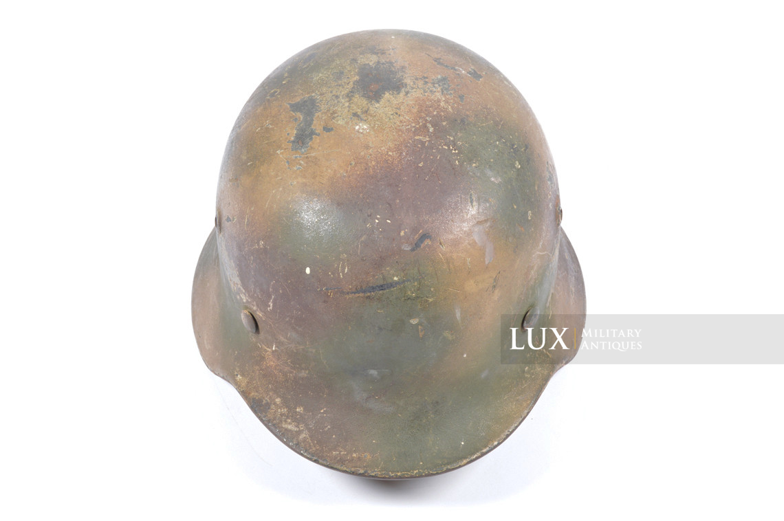 Unique casque allemand M35 camouflé trois tons, « Normandie » - photo 17
