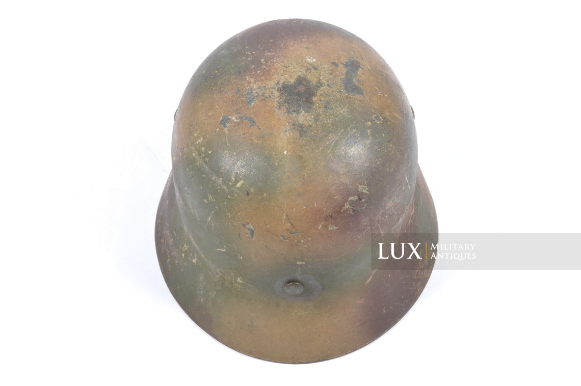 Unique casque allemand M35 camouflé trois tons, « Normandie » - photo 18