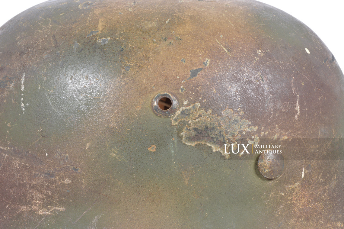 Unique casque allemand M35 camouflé trois tons, « Normandie » - photo 26