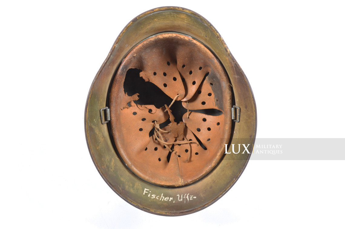 Unique casque allemand M35 camouflé trois tons, « Normandie » - photo 34