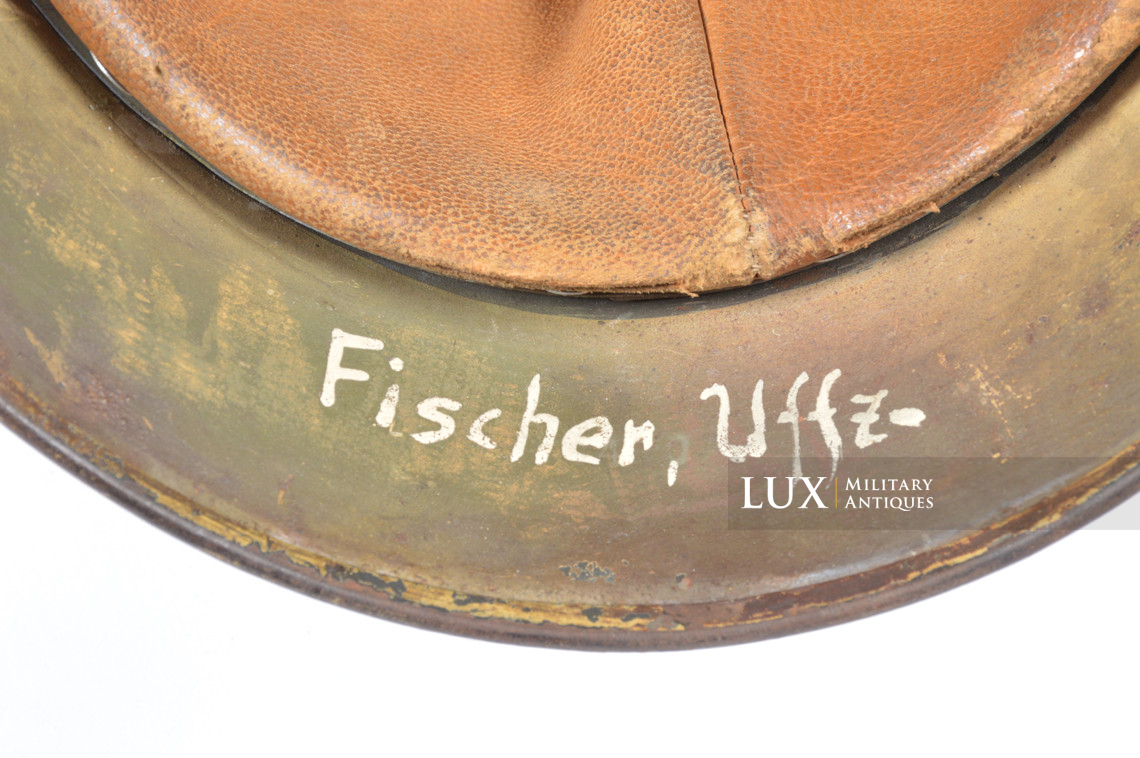 Unique casque allemand M35 camouflé trois tons, « Normandie » - photo 35