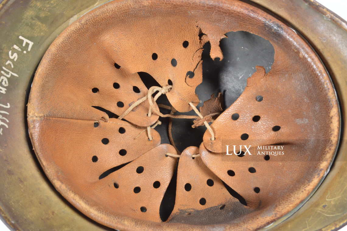 Unique casque allemand M35 camouflé trois tons, « Normandie » - photo 43