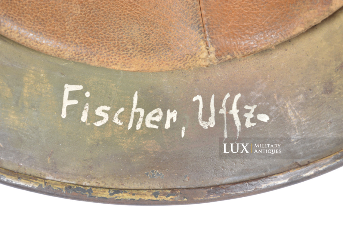 Unique casque allemand M35 camouflé trois tons, « Normandie » - photo 45