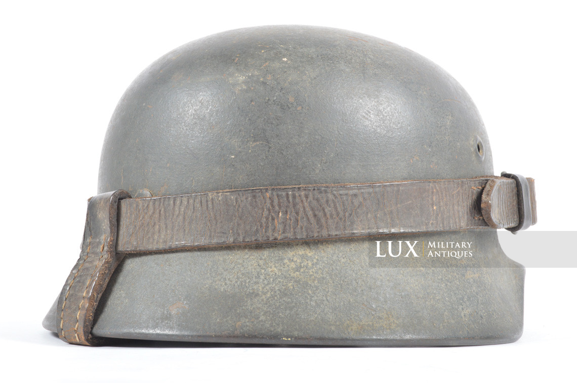 Rare système de transport du casque allemand en cuir - photo 12
