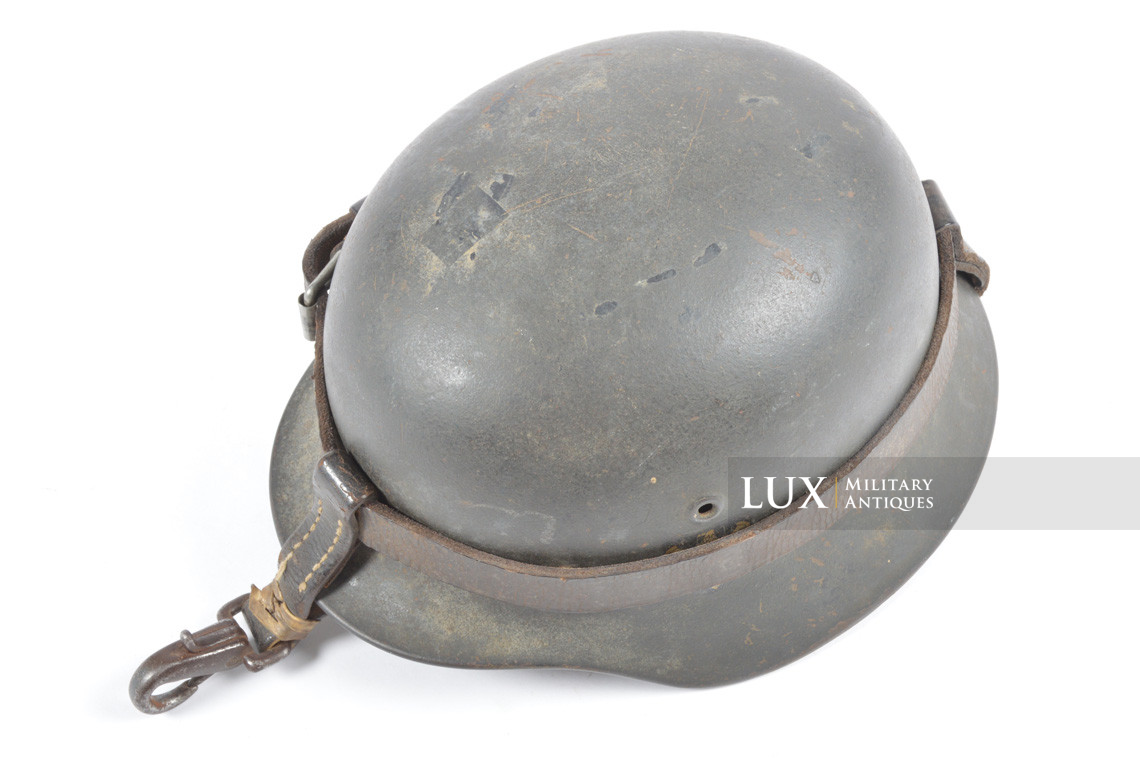 Rare système de transport du casque allemand en cuir - photo 15