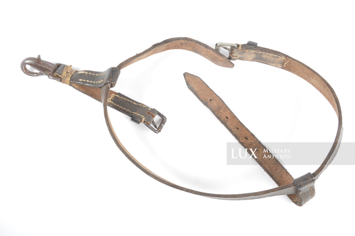 Rare système de transport du casque allemand en cuir - photo 24