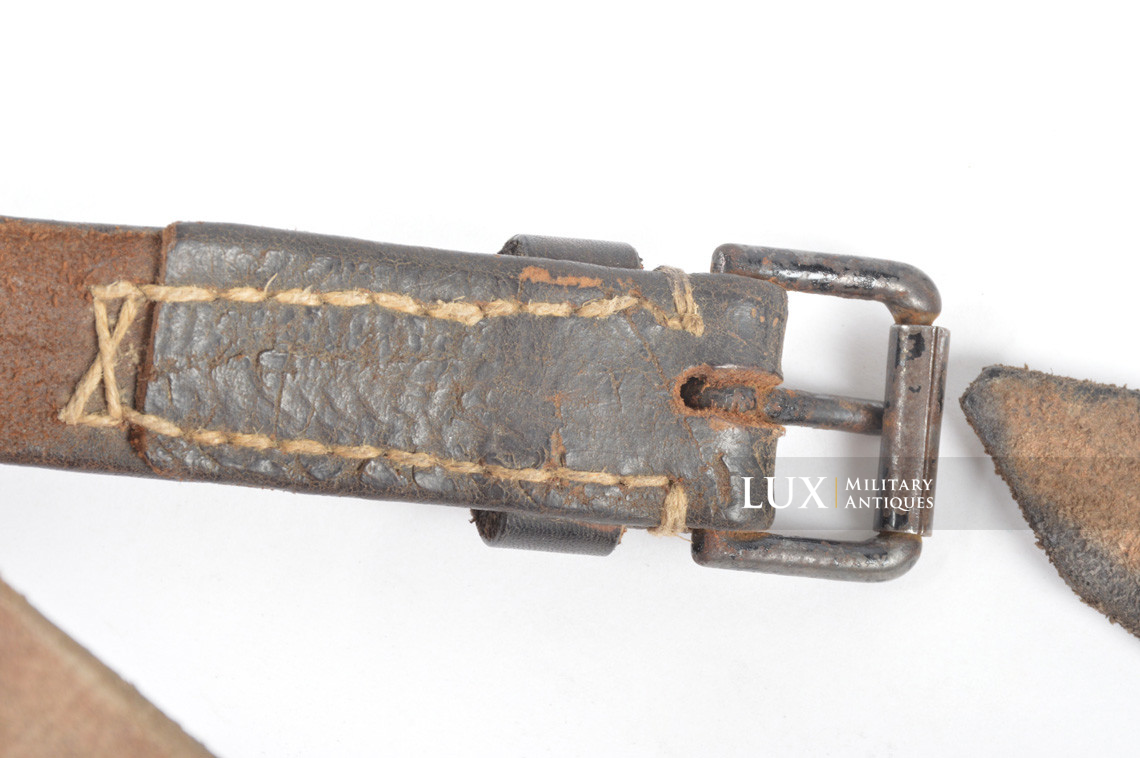 Rare système de transport du casque allemand en cuir - photo 27