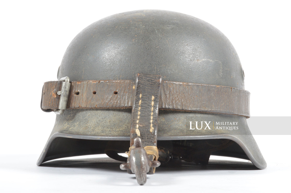 Rare système de transport du casque allemand en cuir - photo 9