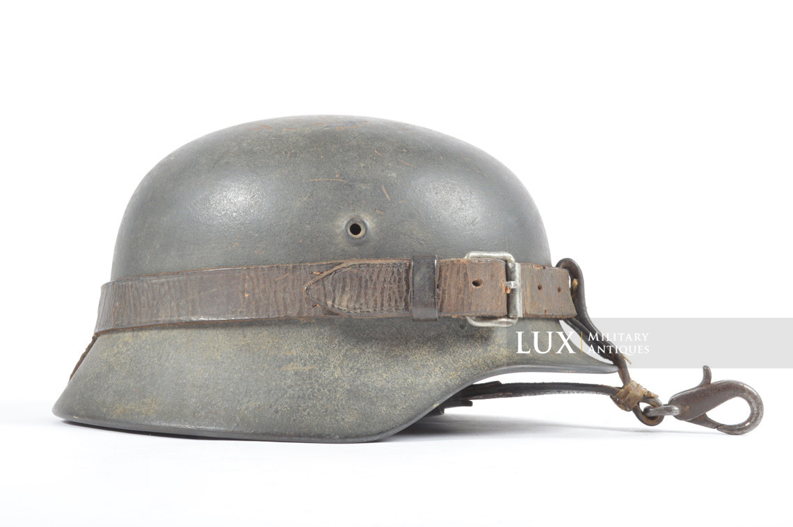 Rare système de transport du casque allemand en cuir - photo 11