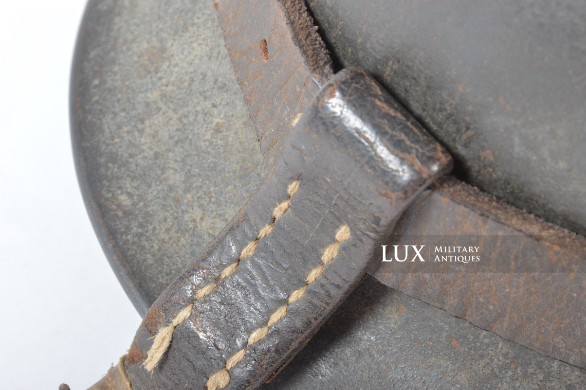 Rare système de transport du casque allemand en cuir - photo 18