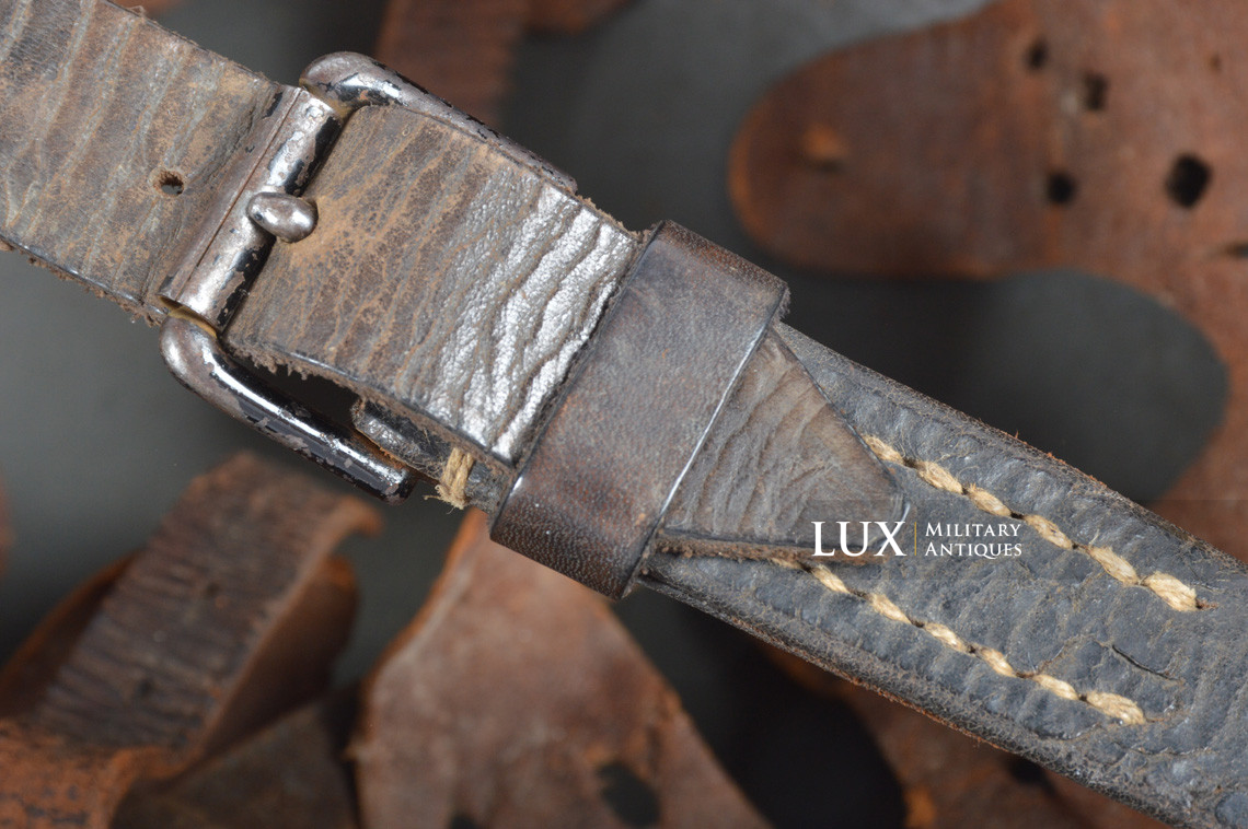 Rare système de transport du casque allemand en cuir - photo 22