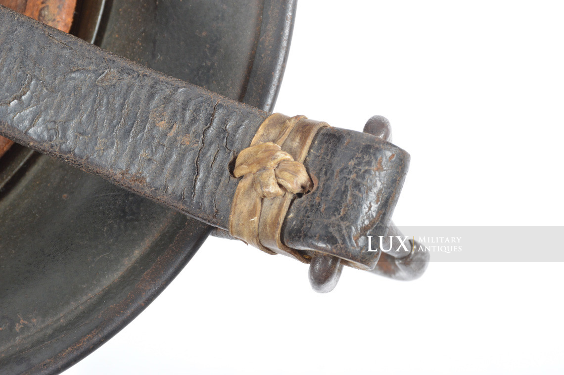 Rare système de transport du casque allemand en cuir - photo 23