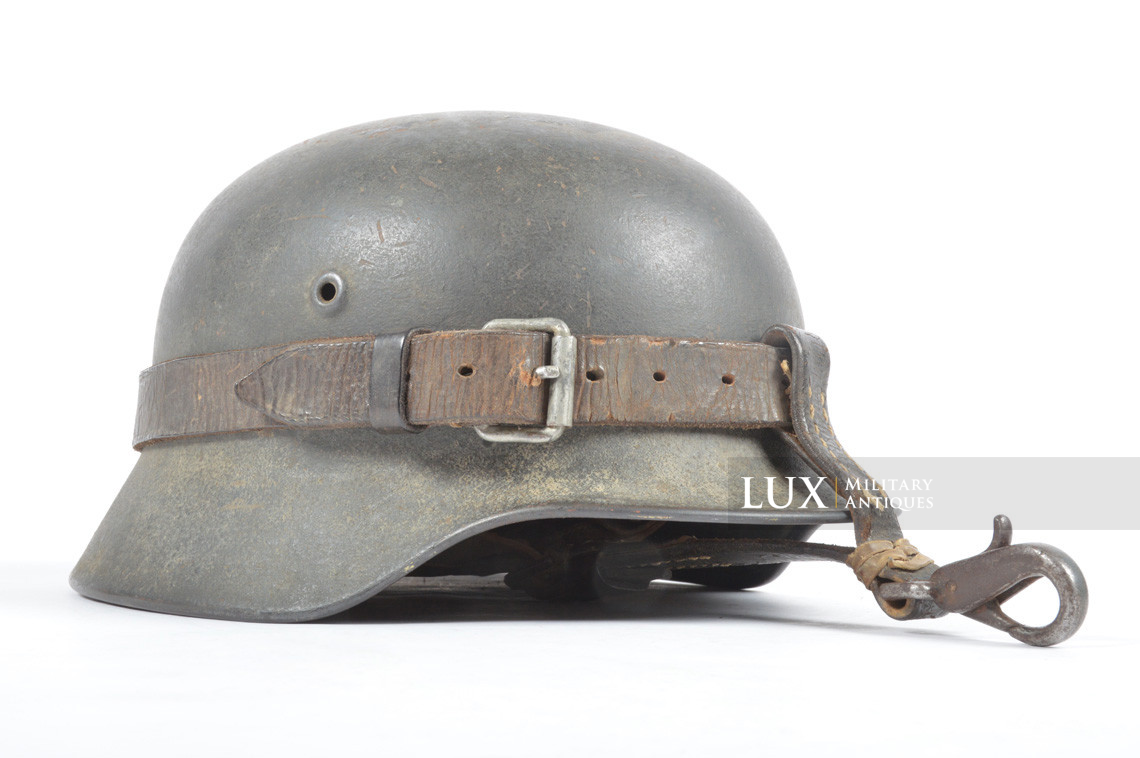 Rare système de transport du casque allemand en cuir - photo 10