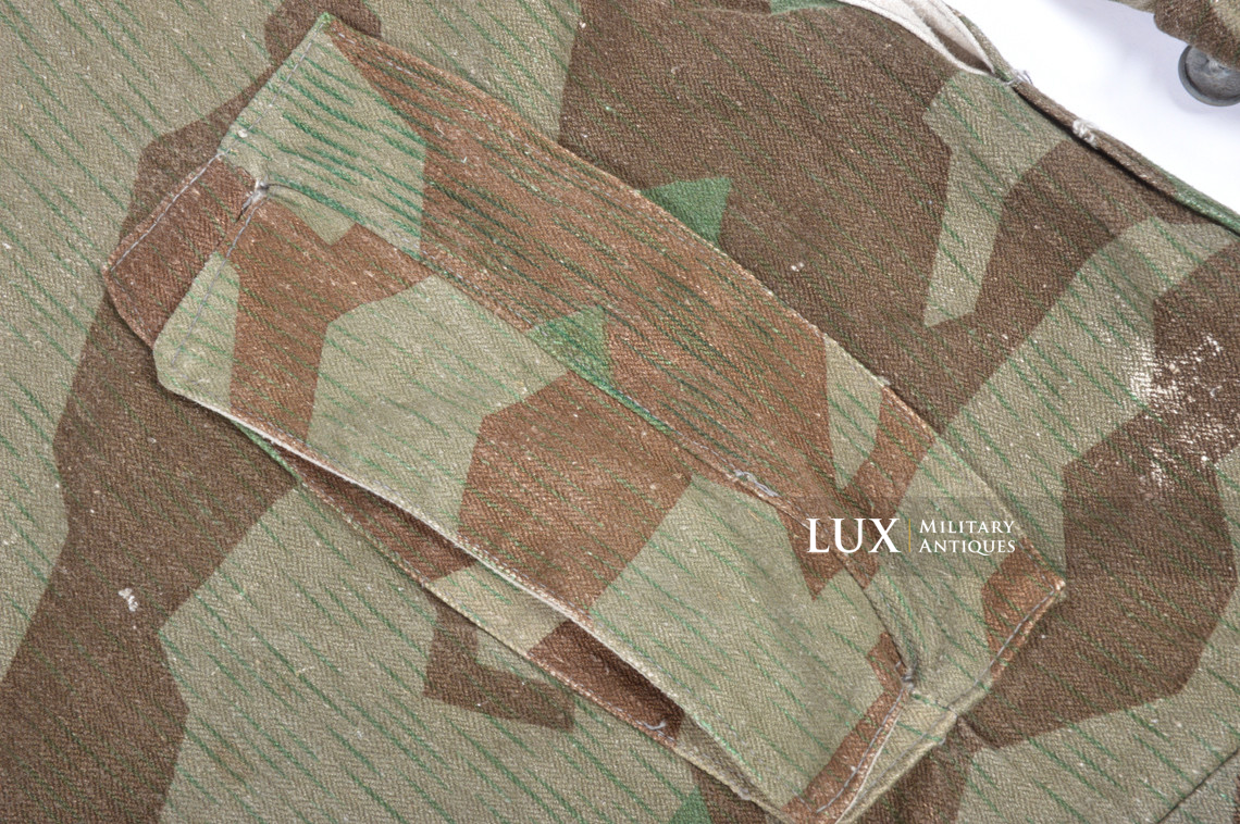 Unissued Heer splinter camouflage « HBT » combat smock , « Grossdeutschland » - photo 14