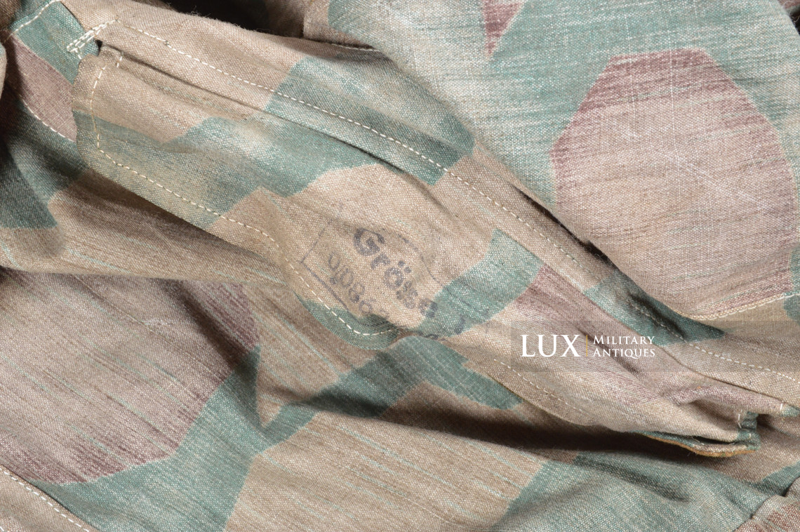 Very rare German sniper smock in variant splinter pattern, « reversed colors » - photo 39