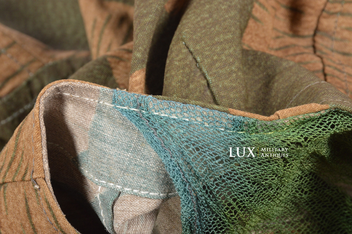 Very rare German sniper smock in variant splinter pattern, « reversed colors » - photo 10