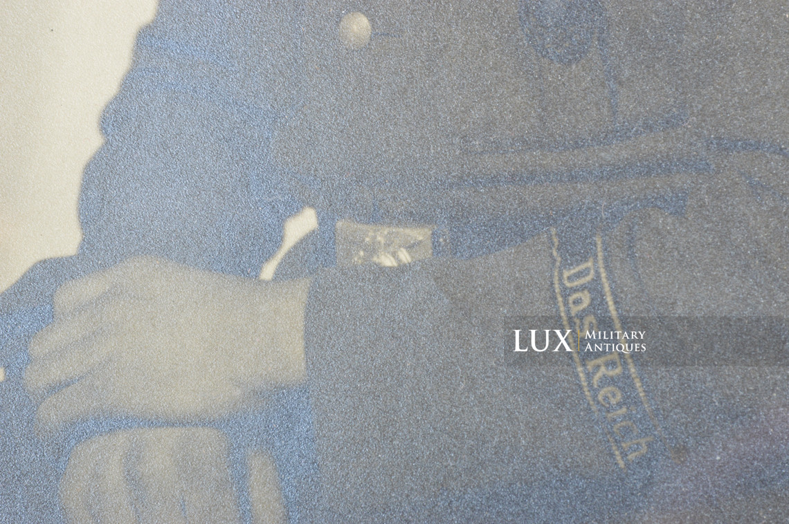 German Waffen-SS framed portrait, « Das Reich » - photo 10