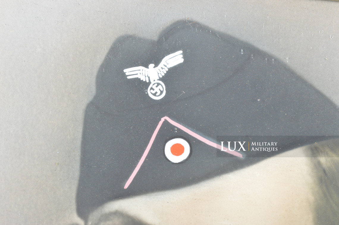 German framed « PANZER » portrait - photo 7