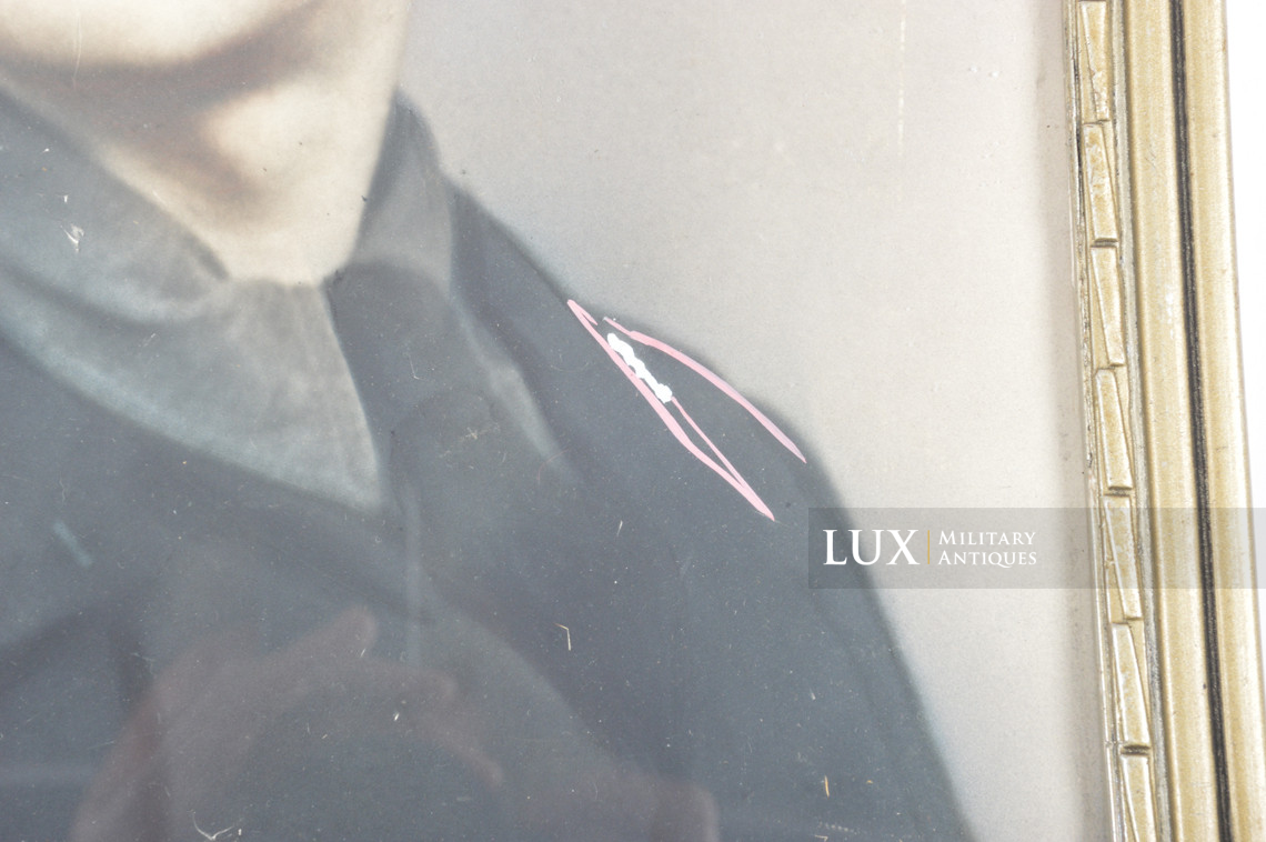 German framed « PANZER » portrait - photo 11