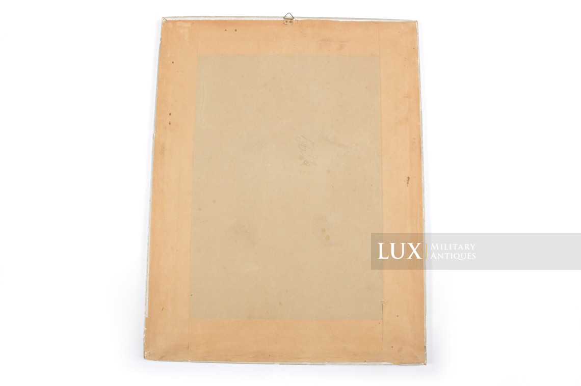 German framed « PANZER » portrait - photo 13