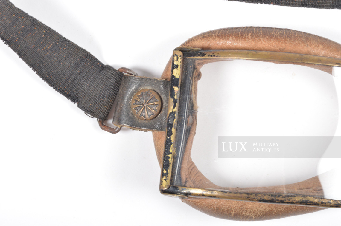 Lunettes précoces de motocycliste allemand, « KRADMELDER » - photo 7