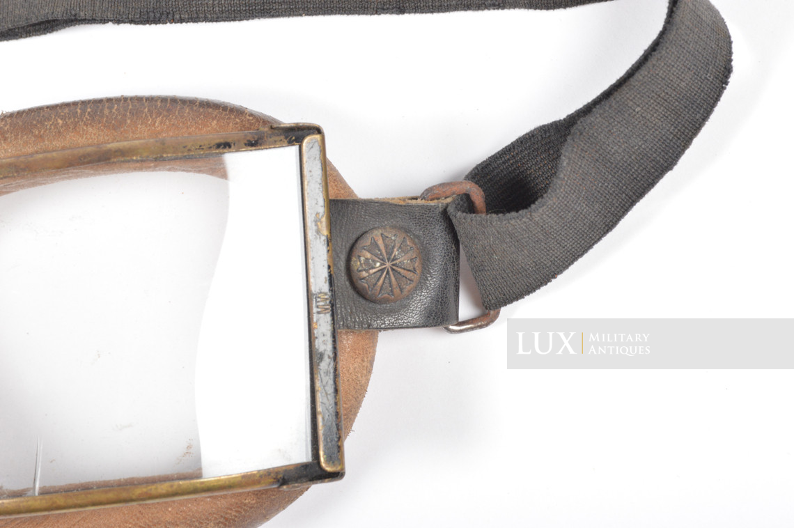 Lunettes précoces de motocycliste allemand, « KRADMELDER » - photo 9