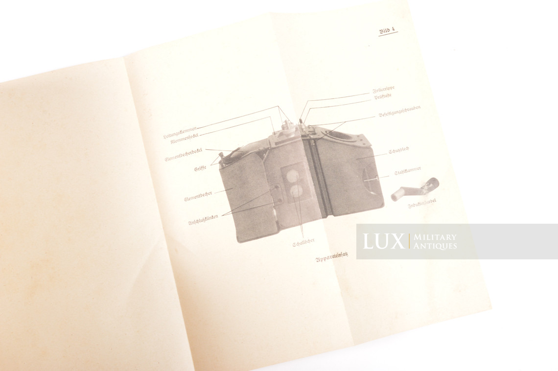 German field telephone manual, « Feldfernsprecher FF33 » - photo 10