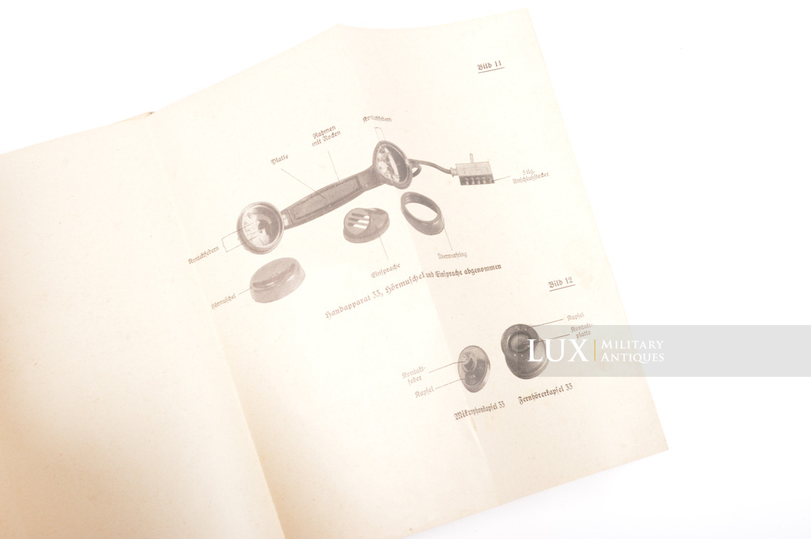 German field telephone manual, « Feldfernsprecher FF33 » - photo 11