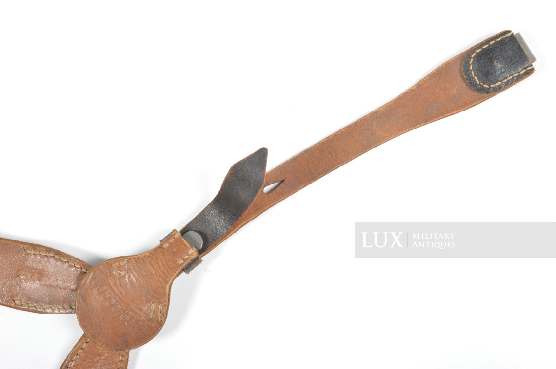German late-war leather combat Y-straps, RBNr « 0/0565/0004 » - photo 23
