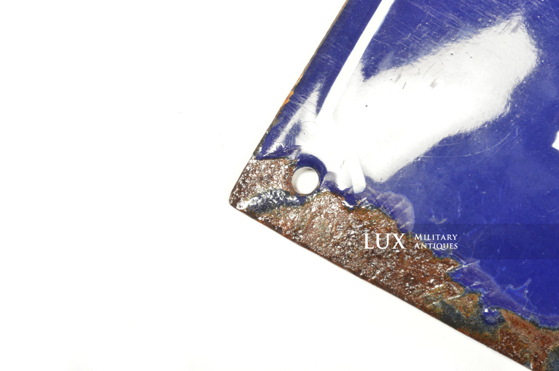 Plaque allemande émaillée de rue, « Adolf Hitler-Strasse » - photo 11