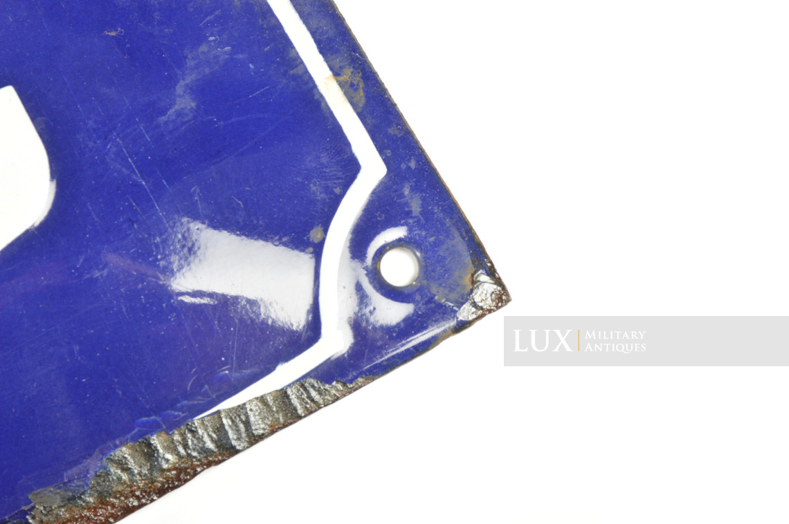 Plaque allemande émaillée de rue, « Adolf Hitler-Strasse » - photo 13