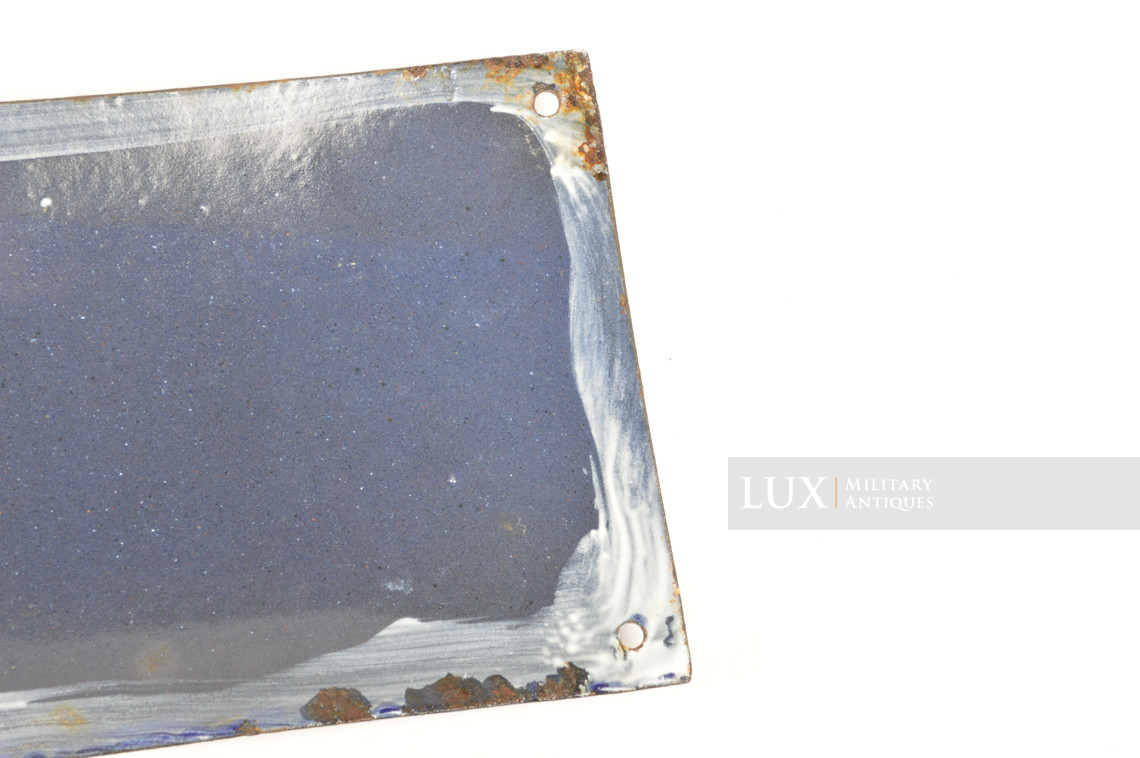 Plaque allemande émaillée de rue, « Adolf Hitler-Strasse » - photo 17