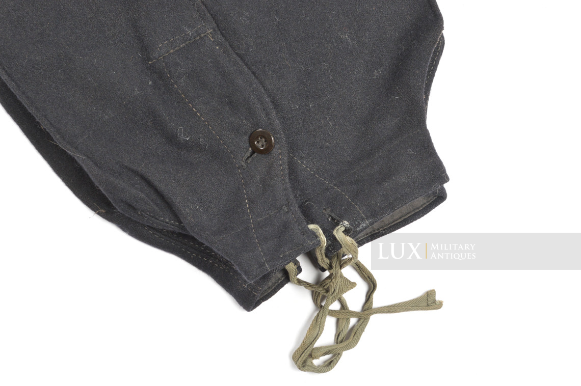 Late-war Heer black panzer trousers, « RBNr » - photo 10
