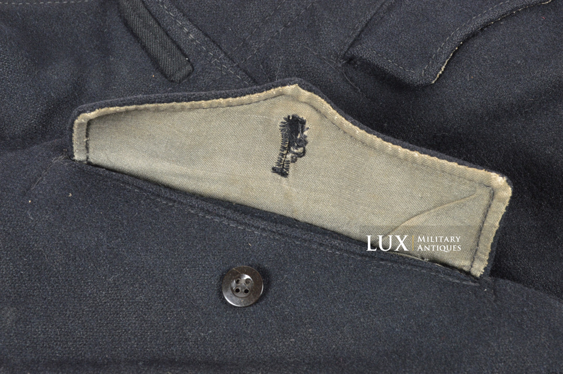 Late-war Heer black panzer trousers, « RBNr » - photo 9