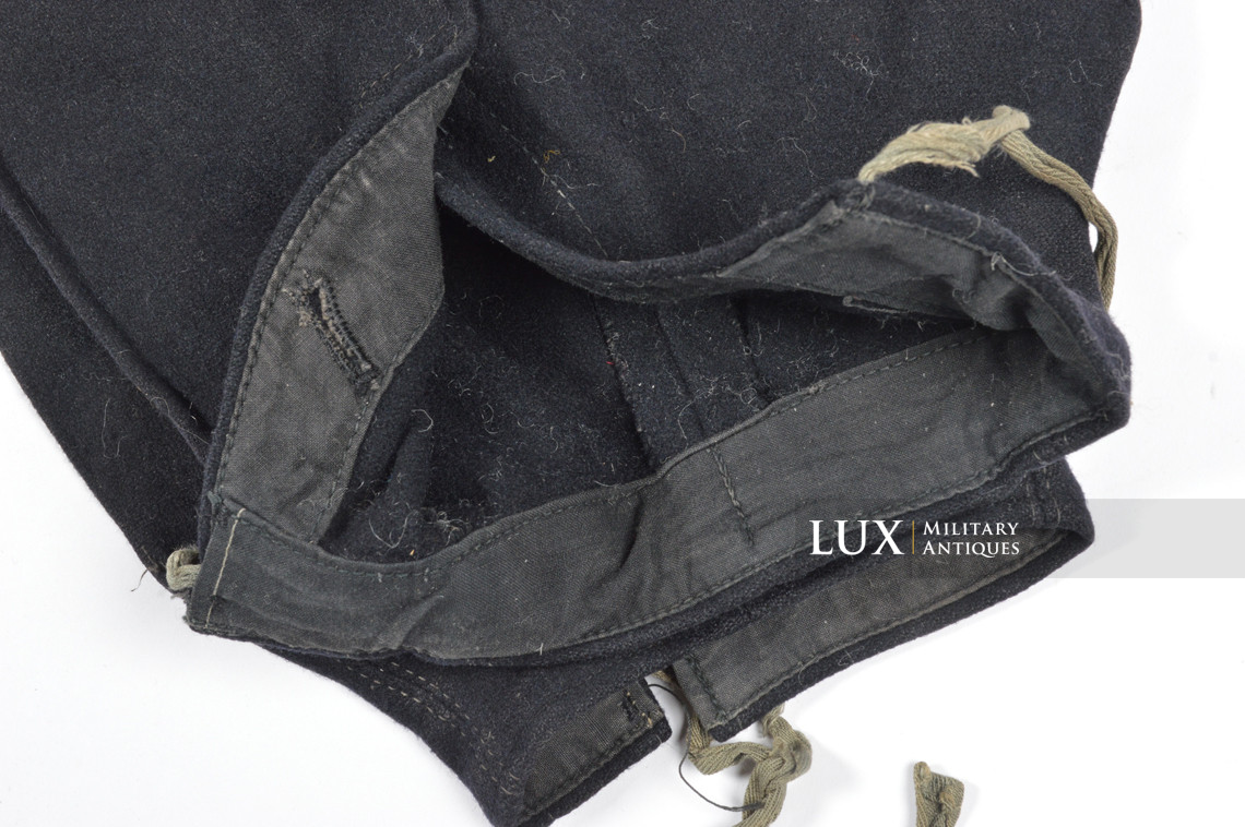 Late-war Heer black panzer trousers, « RBNr » - photo 11