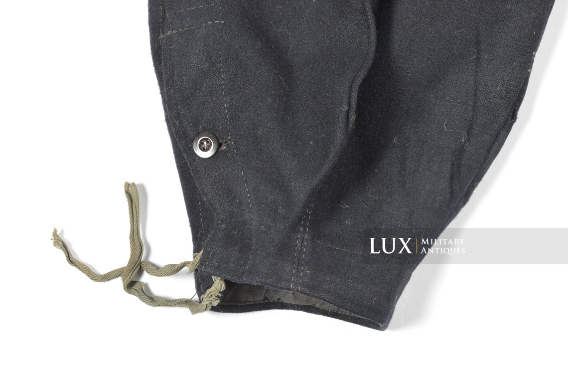 Late-war Heer black panzer trousers, « RBNr » - photo 22