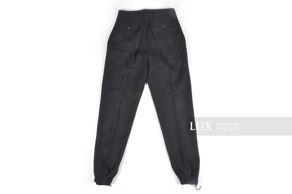 Late-war Heer black panzer trousers, « RBNr » - photo 24