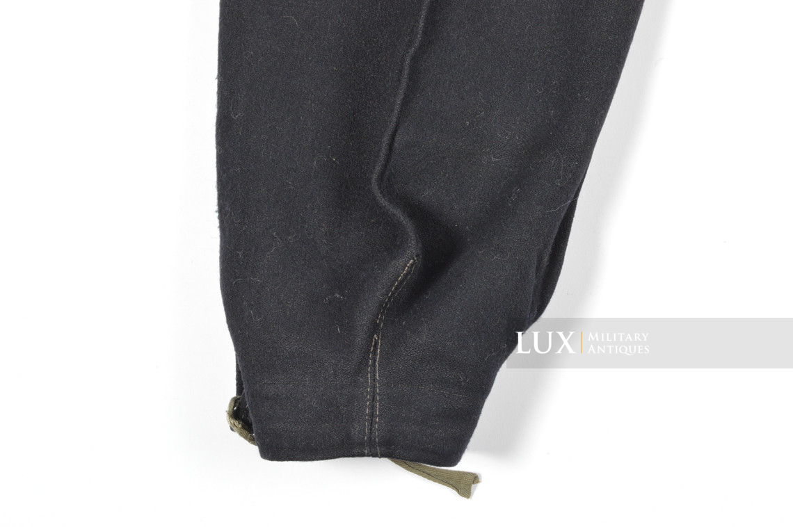 Late-war Heer black panzer trousers, « RBNr » - photo 26