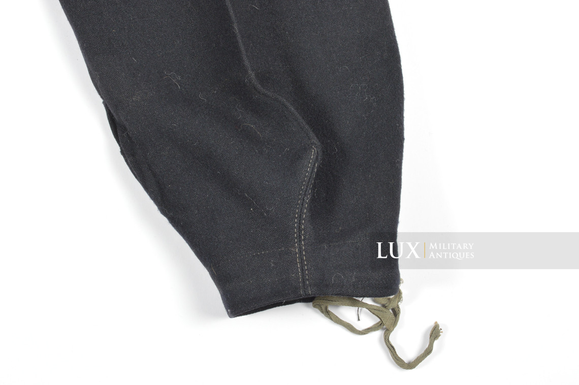 Late-war Heer black panzer trousers, « RBNr » - photo 27