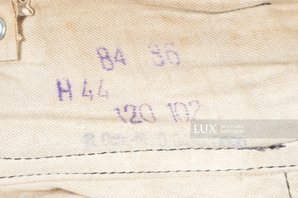 Late-war Heer black panzer trousers, « RBNr » - photo 31
