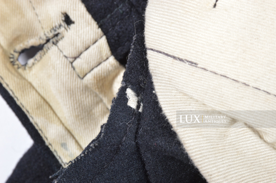 Late-war Heer black panzer trousers, « RBNr » - photo 32