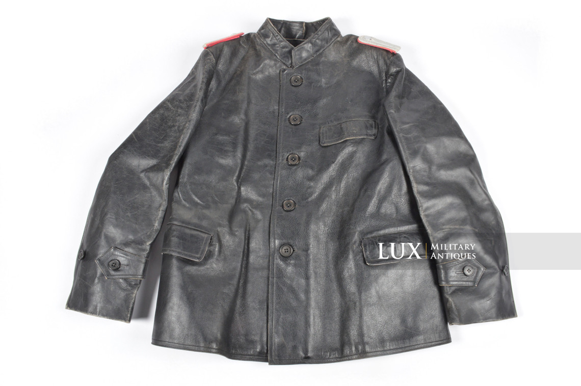 German Kriegsmarine leather jacket & trousers, « PANZER » - photo 8