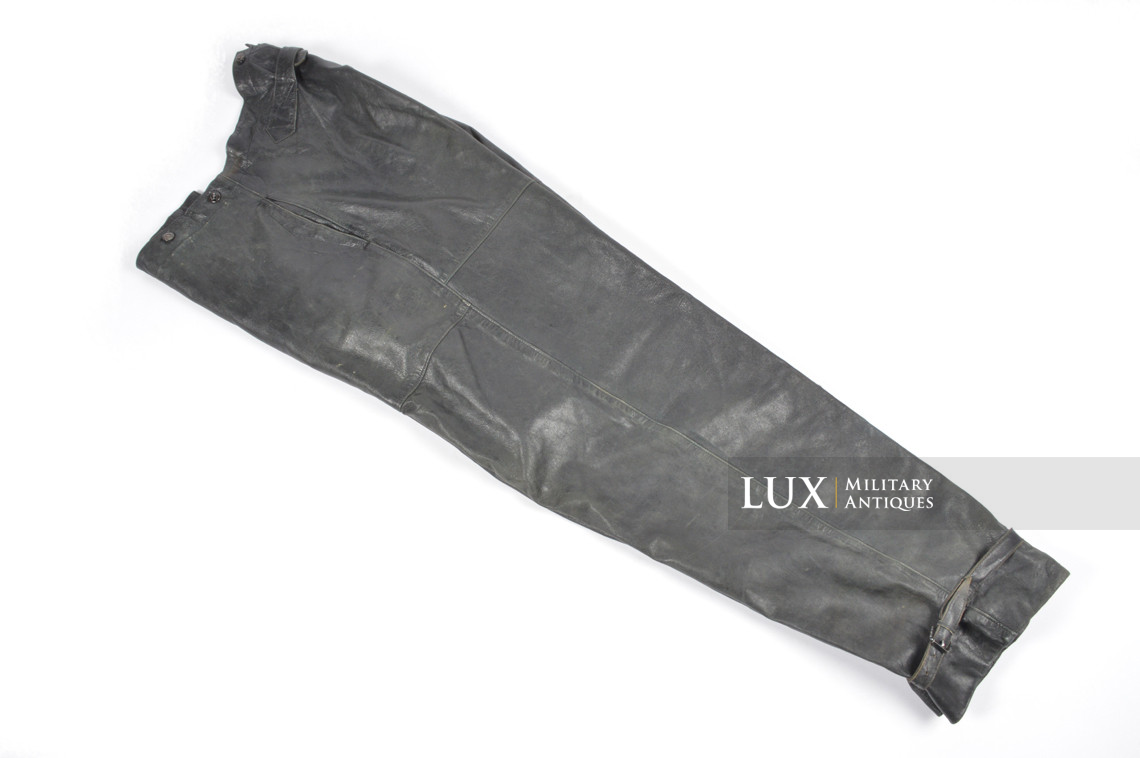 German Kriegsmarine leather jacket & trousers, « PANZER » - photo 23