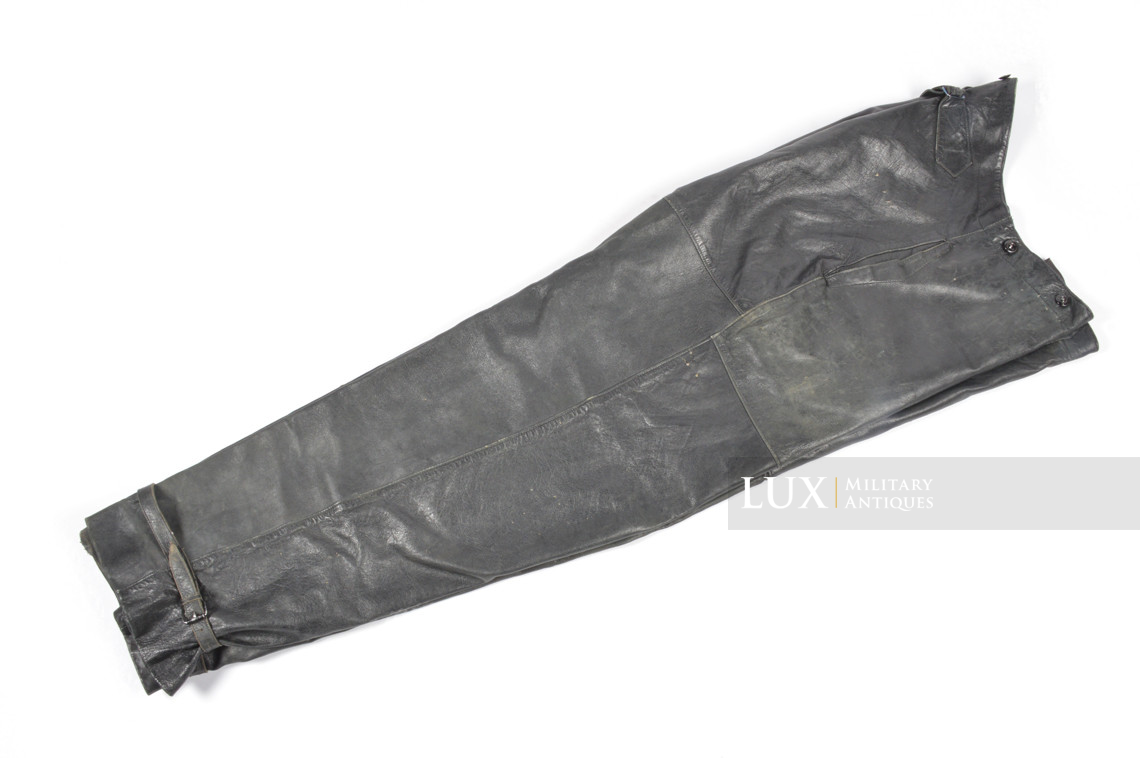 German Kriegsmarine leather jacket & trousers, « PANZER » - photo 26