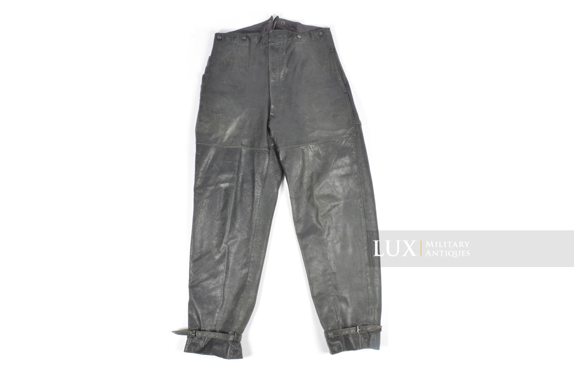 German Kriegsmarine leather jacket & trousers, « PANZER » - photo 29